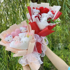 Kawaii Hello Kitty Plush Bouquet – Sanrio Flower Gift for Birthdays - Plushies - Plushie - 4