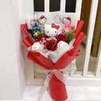 Kawaii Hello Kitty Plush Bouquet – Sanrio Flower Gift for Birthdays - Plushies - Plushie - 34