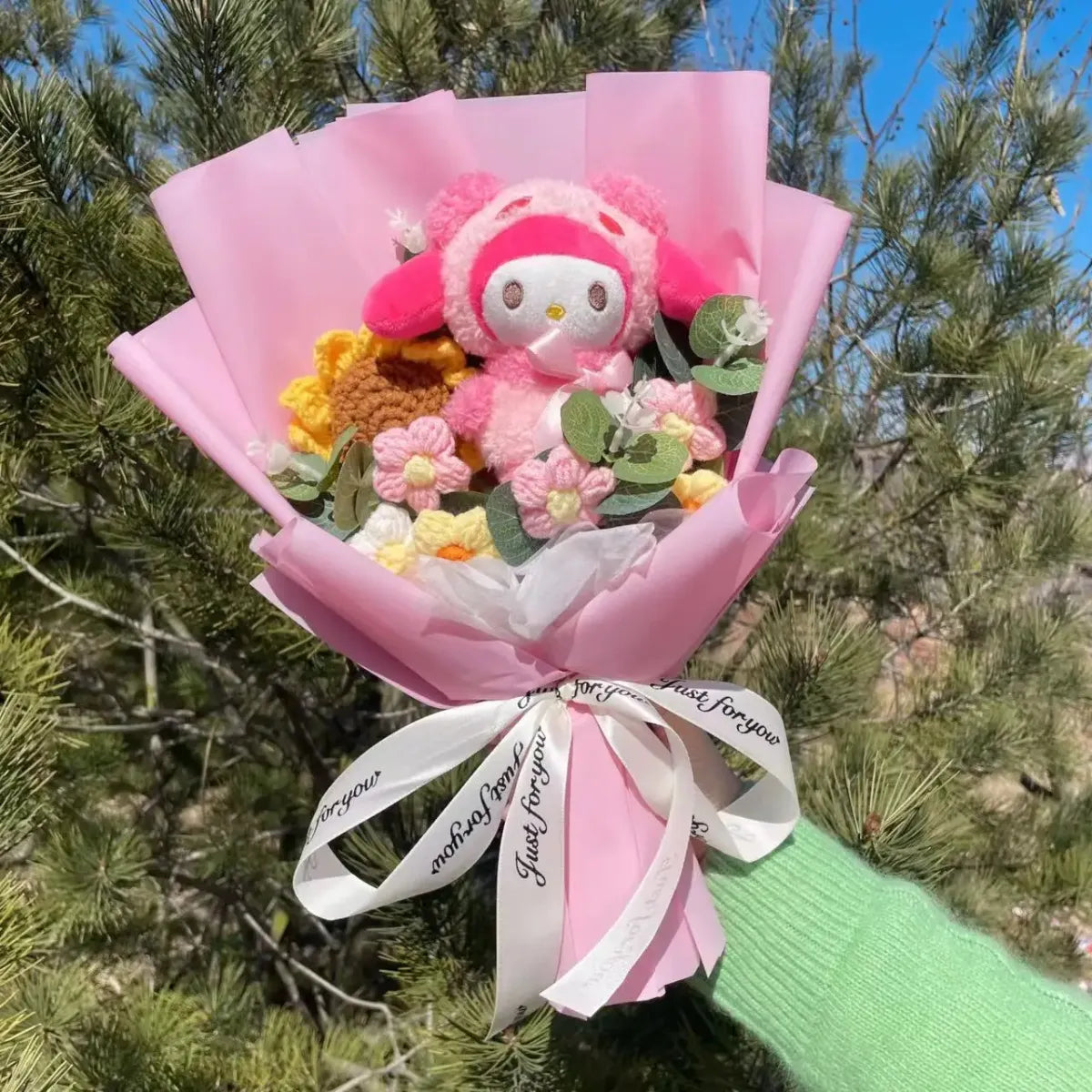 Kawaii Hello Kitty Plush Bouquet – Sanrio Flower Gift for Birthdays - Plushies - Plushie - 7