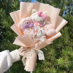 Kawaii My Melody & Hello Kitty Plush Bouquet – Sanrio Gift Flowers - Plushies - Plushie - 8