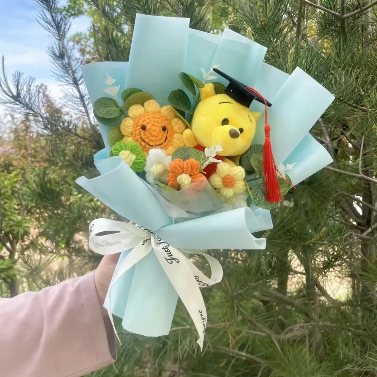 Winnie the Pooh Plush Bouquet – Handmade Gift with Eeyore & Tigger - Plushies - Plushie - 13