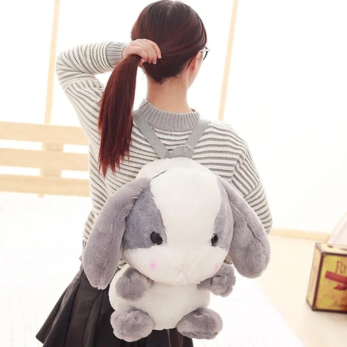 Kawaii Plush Bunny Backpack - Women Bags & Wallets - Backpacks - 1