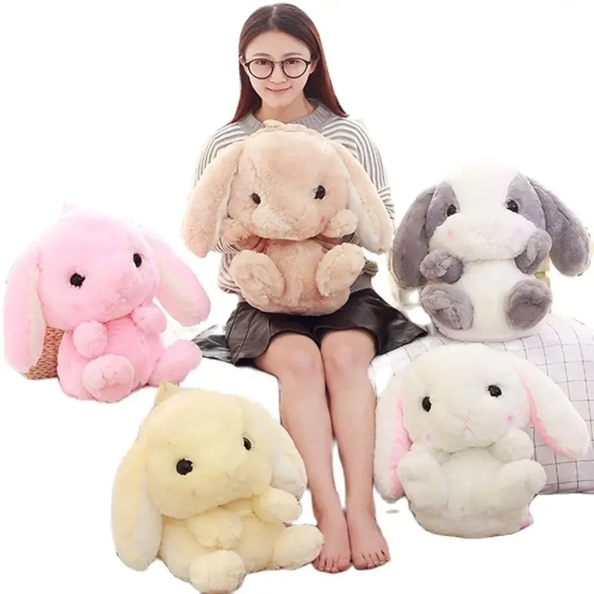 Kawaii Plush Bunny Backpack - Women Bags & Wallets - Backpacks - 2