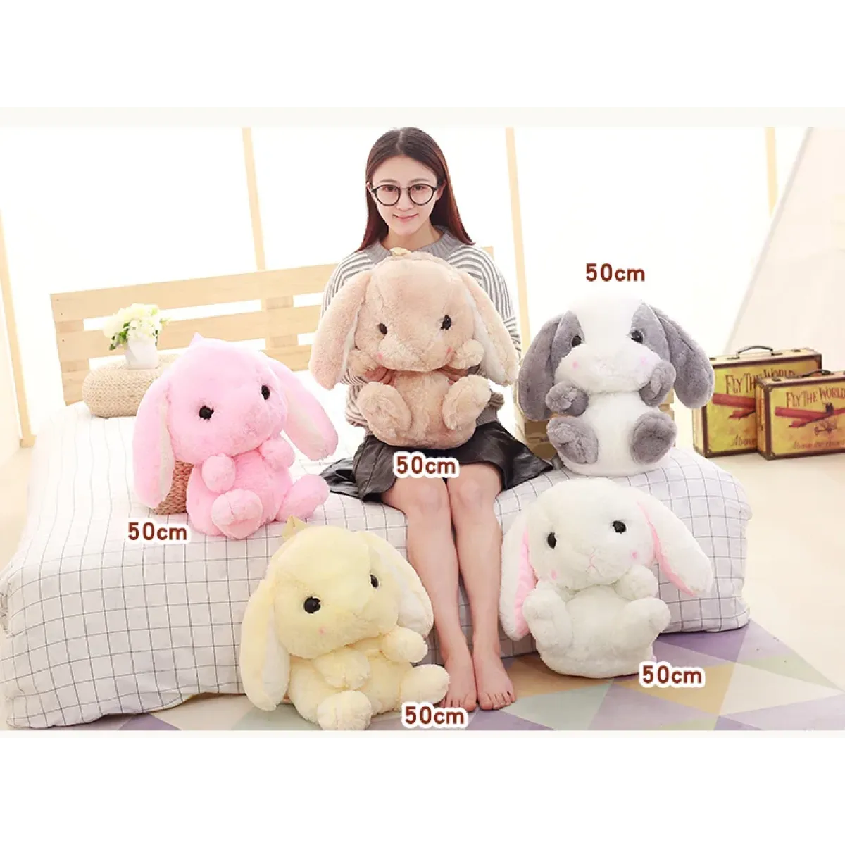 Kawaii Plush Bunny Backpack - Women Bags & Wallets - Backpacks - 7