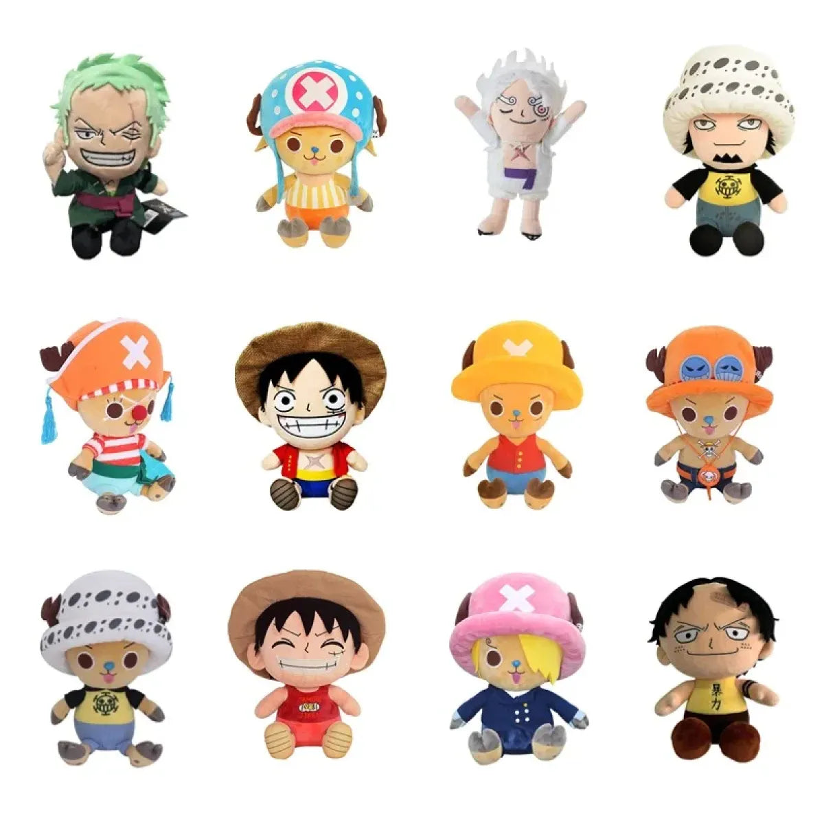 One Piece 25cm Plush Dolls – Luffy Zoro Chopper & More - Gifts - Plushie - 1