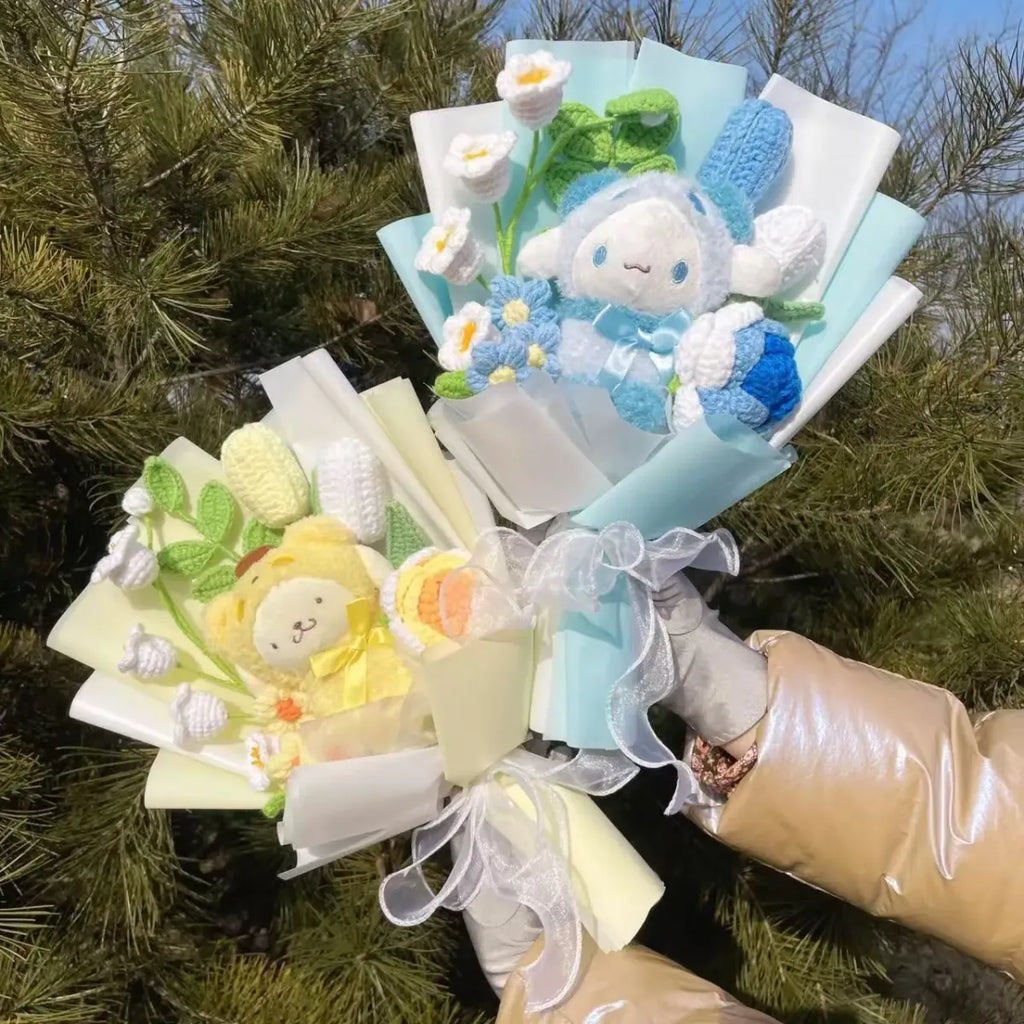 Sanrio Plush Flower Bouquet – Valentine & Graduation Gift - Plushies - Plushie - 2