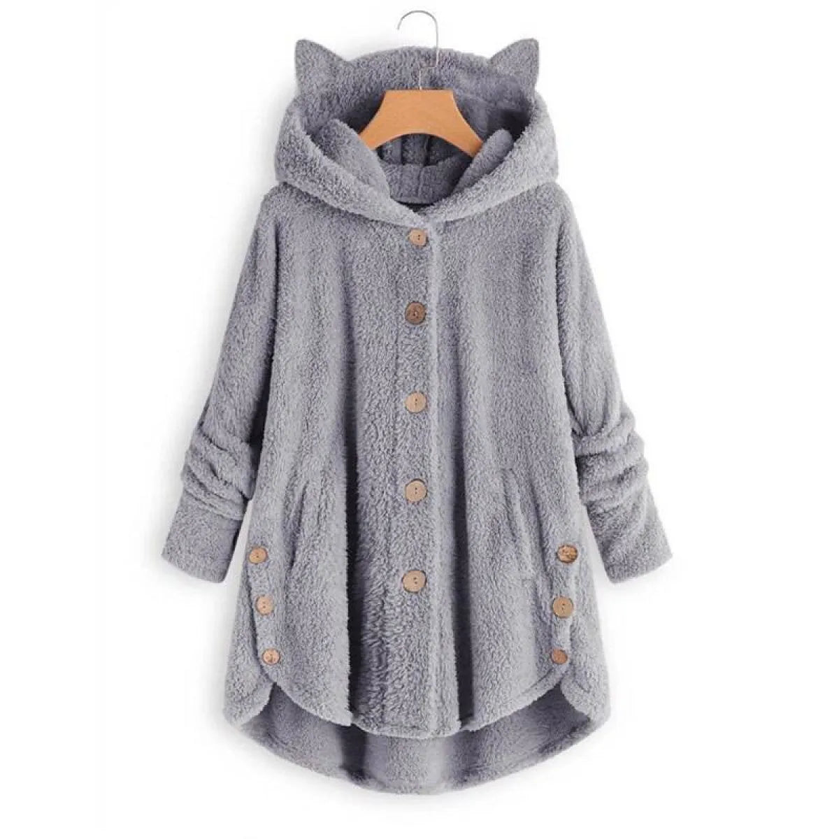 Women’s Plush Kawaii Coat - Women’s Clothing & Accessories - 14