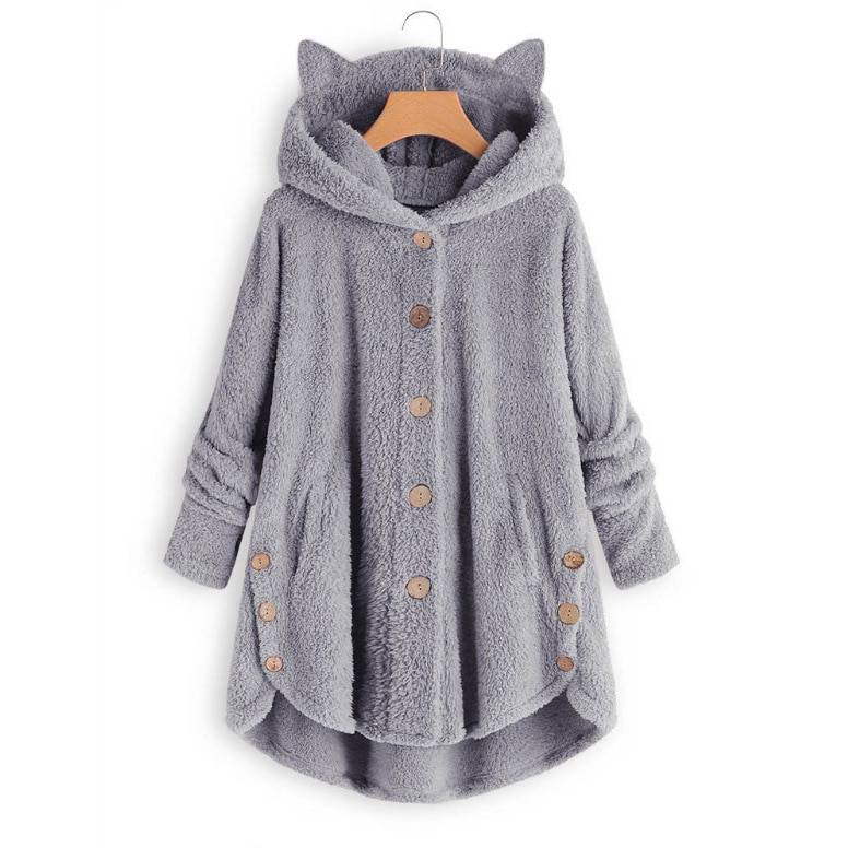 Plush Kawaii Kitten Coat - Women’s Clothing & Accessories - Shirts & Tops - 17 - 2024