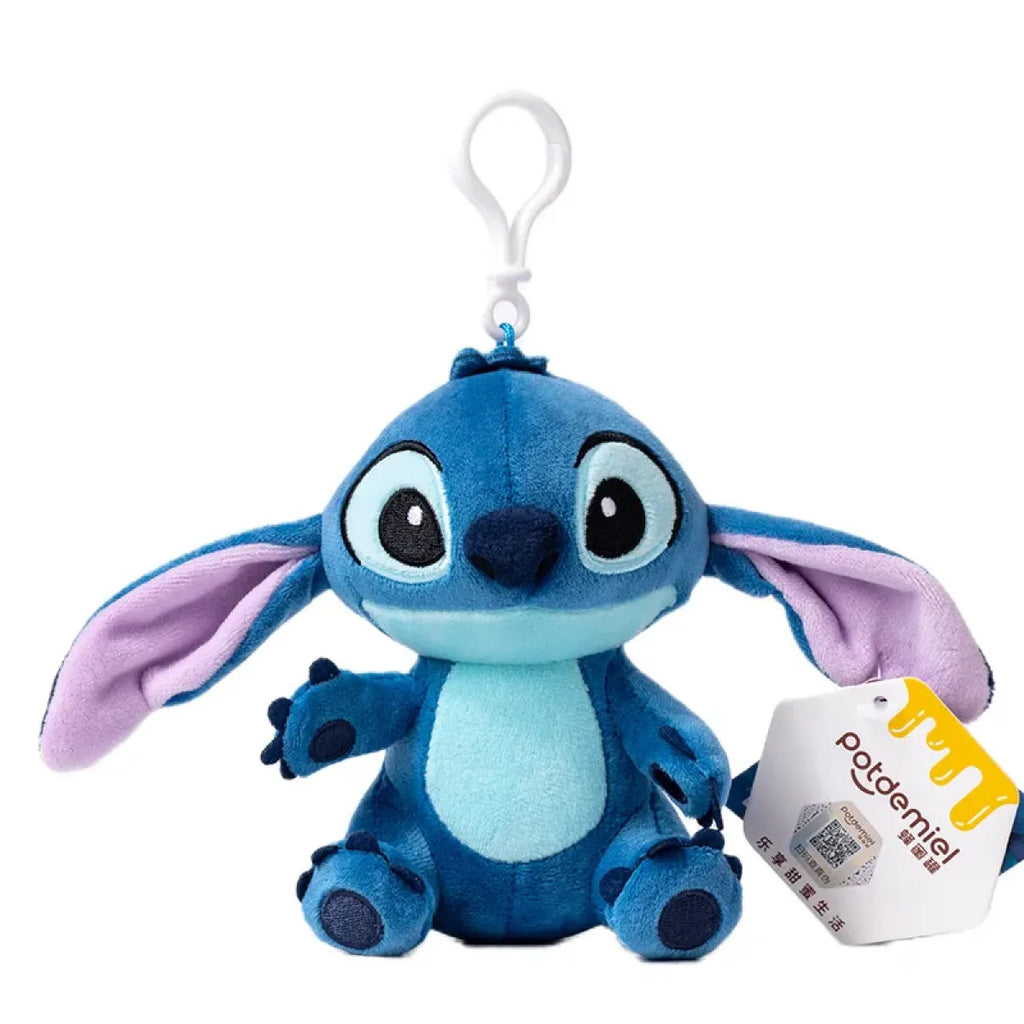 12cm Kawaii Stitch Plush Keychain – Blue & Purple Bag Charm Accessory - Harajuku Style - Plushie - 13