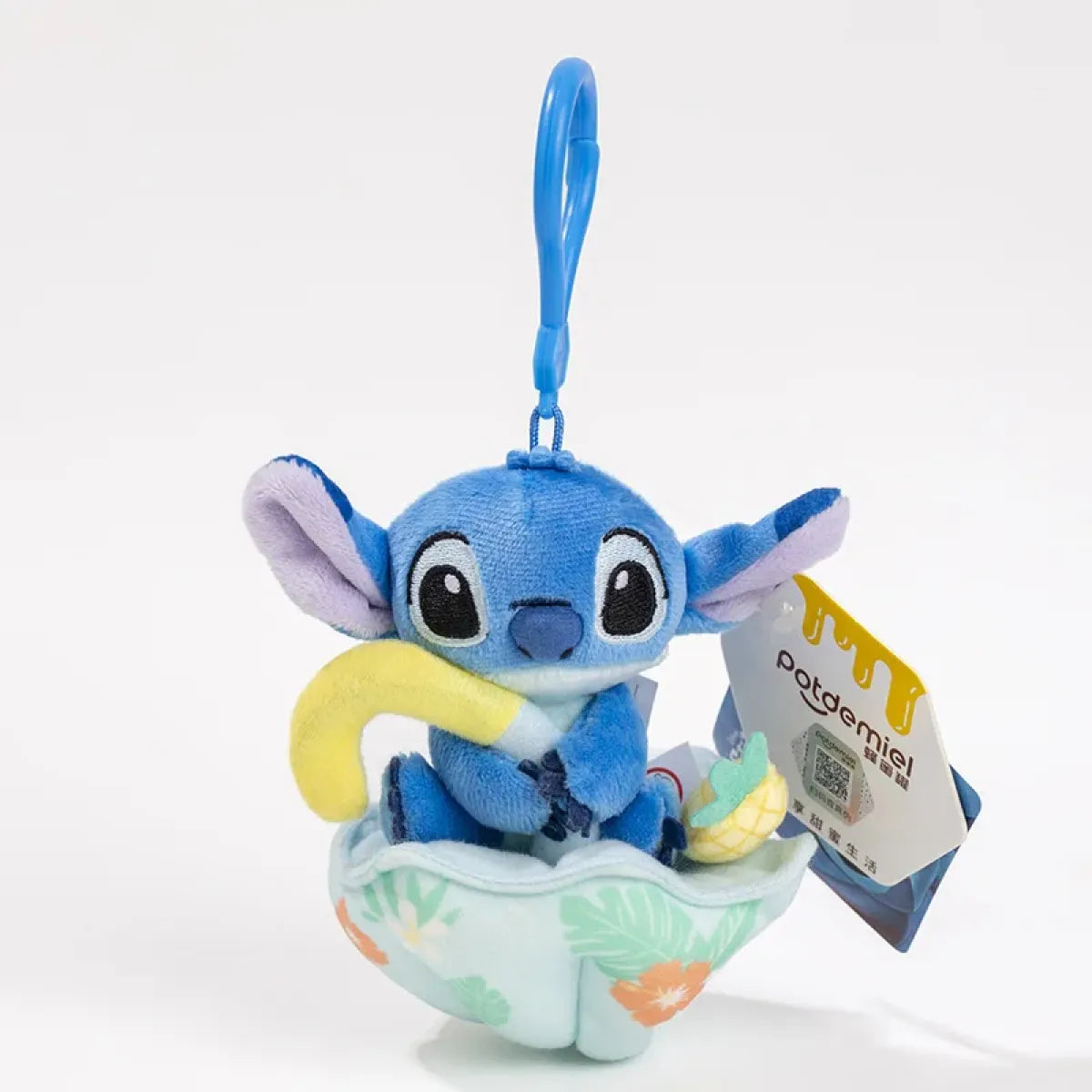 12cm Kawaii Stitch Plush Keychain – Blue & Purple Bag Charm Accessory - Harajuku Style - Plushie - 20