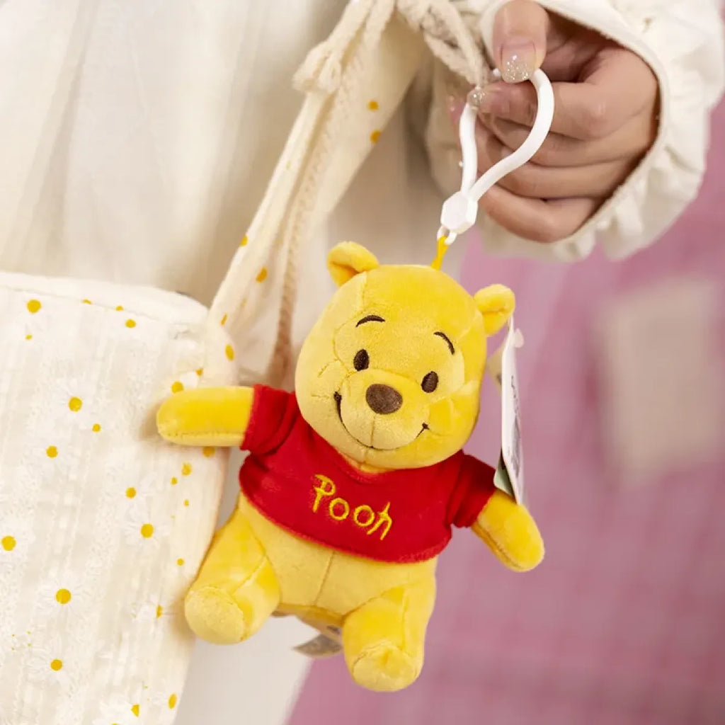 12cm Kawaii Stitch Plush Keychain – Blue & Purple Bag Charm Accessory - Harajuku Style - Plushie - 4