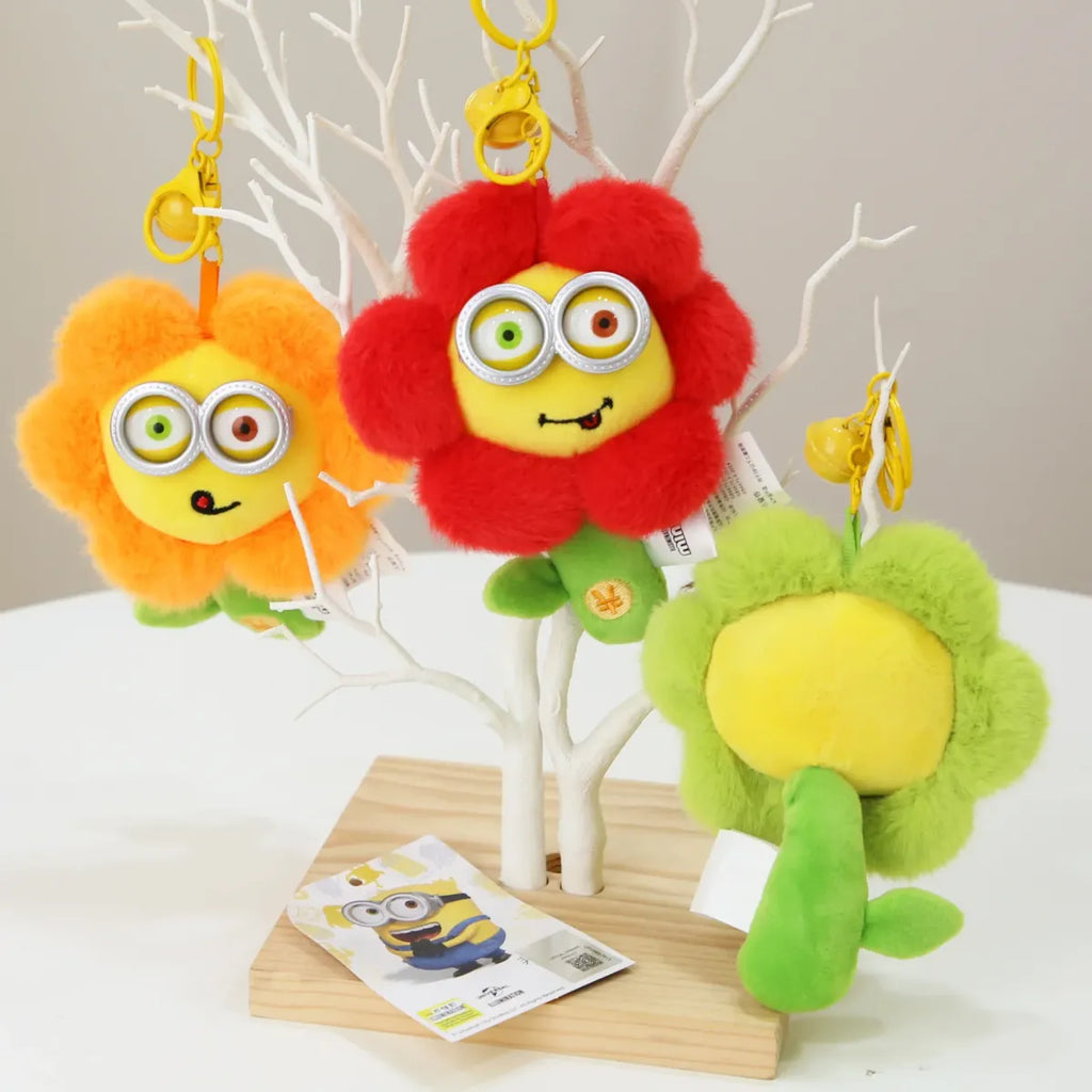 Kawaii Minions Plush Keychain – Small Stuffed Toys for Birthday Gift - Christmas - Plushie - 5