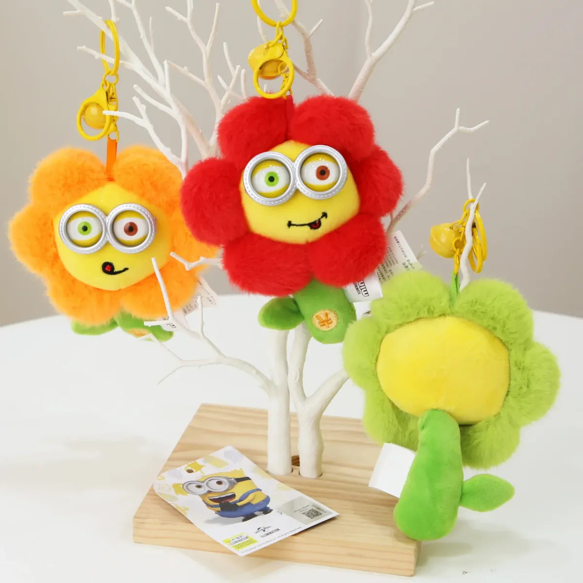 Kawaii Minions Plush Keychain – Small Stuffed Toys for Birthday Gift - Christmas - Plushie - 5
