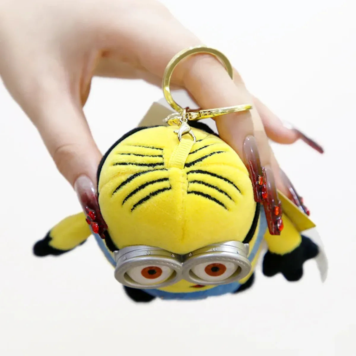 Kawaii Minions Plush Keychain – Small Stuffed Toys for Birthday Gift - Christmas - Plushie - 4