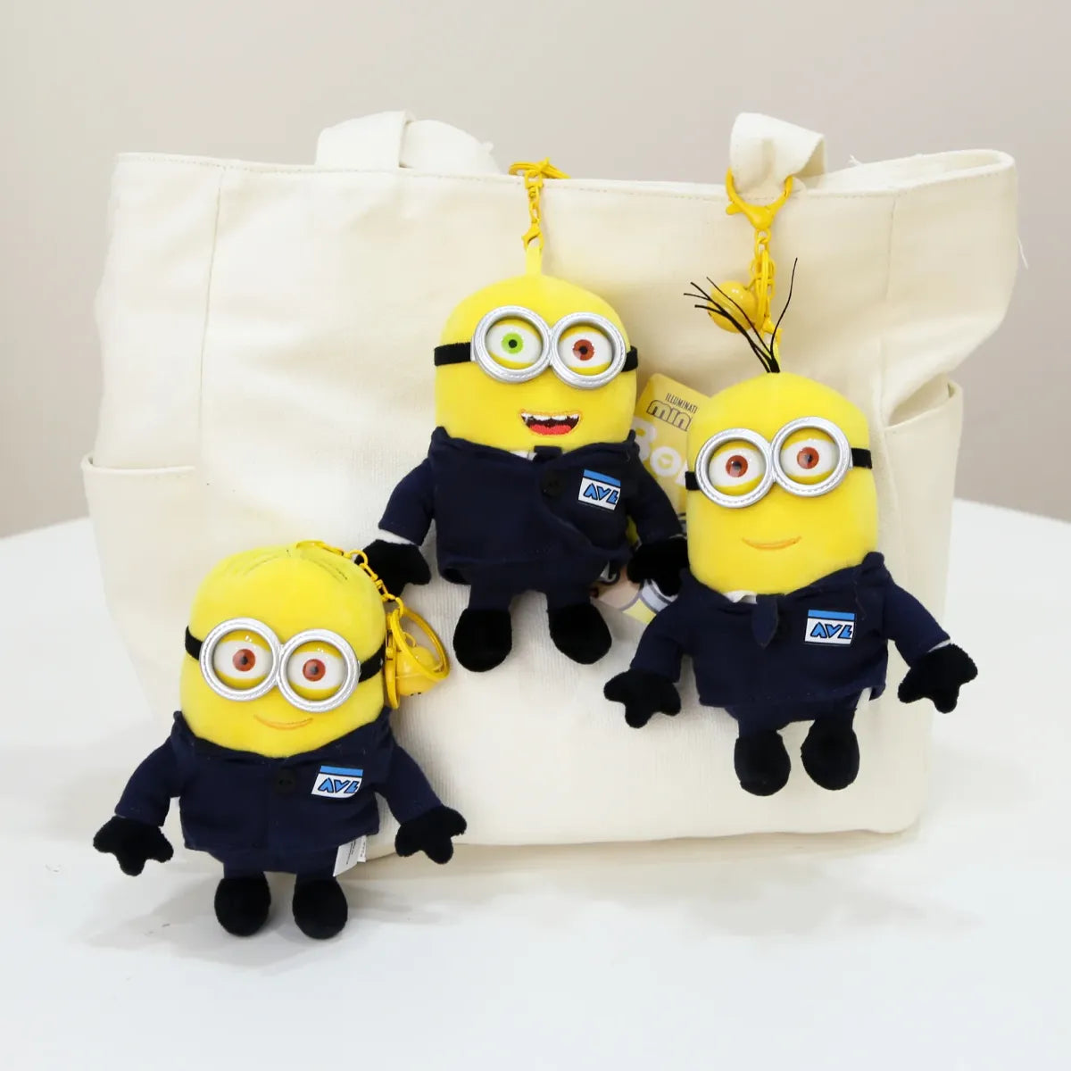 Kawaii Minions Plush Keychain – Small Stuffed Toys for Birthday Gift - Christmas - Plushie - 2