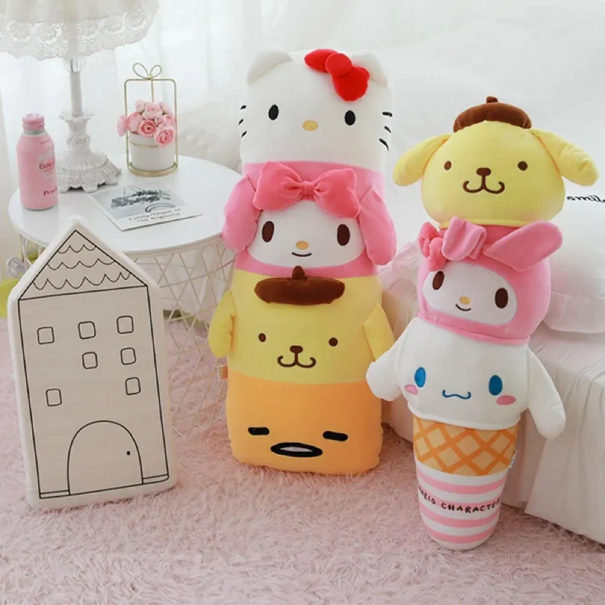 Sanrio Stackable Plush Pillow – Hello Kitty & Friends - Harajuku Style - Plush / Plushie - 1