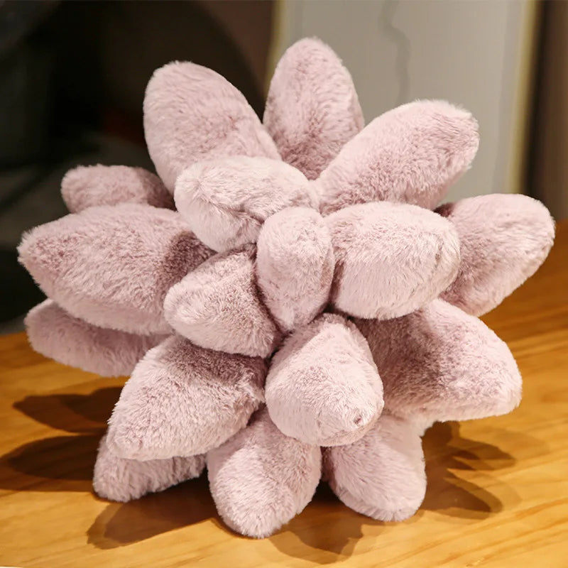 25/45cm Lifelike Succulent Plants Plushie - Pink - Rabbit Fur / 25cm - Plushies - Stuffed Animals - 9 - 2024