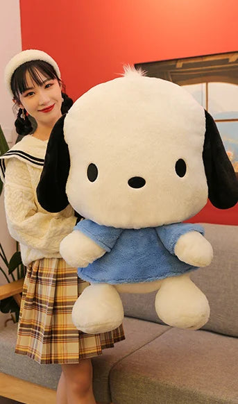 95cm Oversized Sanrio Pochacco Plush Doll Pillow - 95 CM - Plushies - Stuffed Animals - 7 - 2024