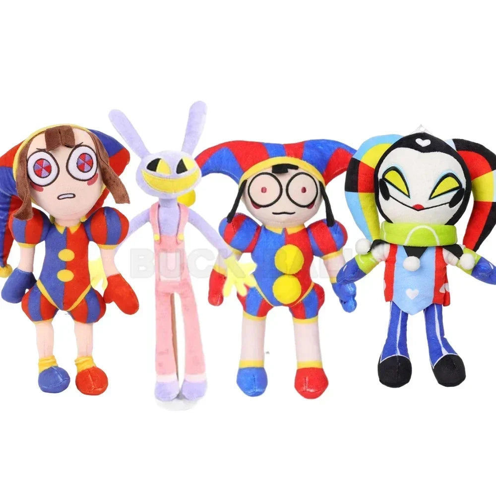 The Amazing Digital Circus Cartoon Plush Pomni Jax Doll - 4 Pcs - Plushies - Stuffed Animals - 14 - 2024