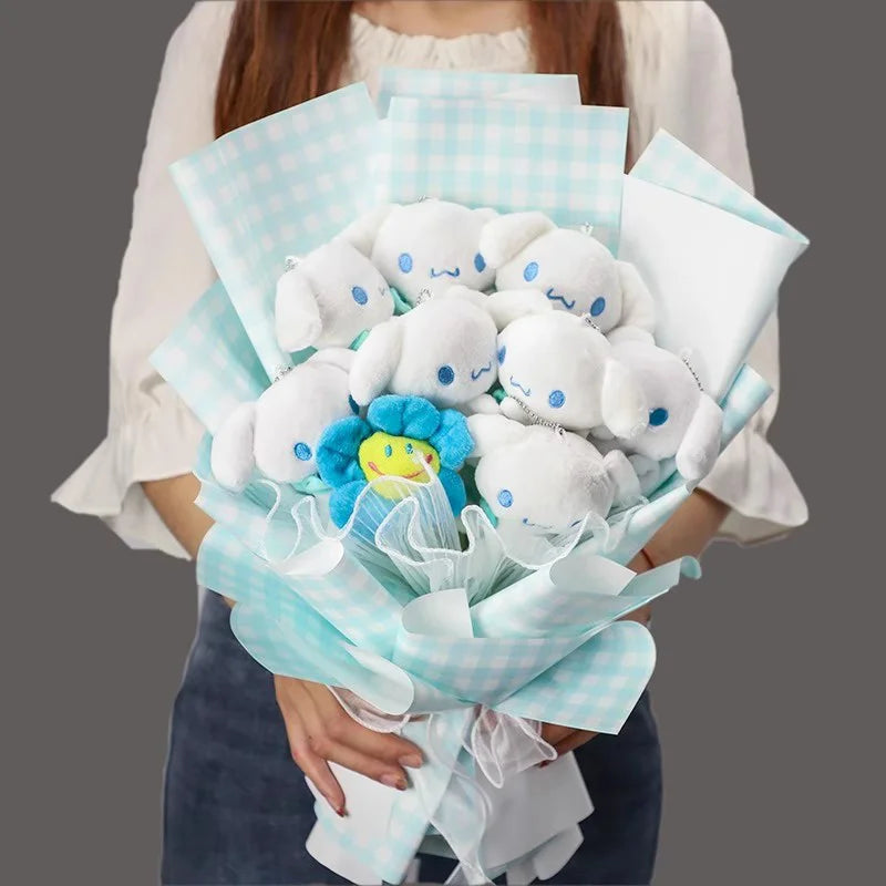 Cinnamoroll Sweet Plush Bouquet Gift Set - G - Plushies - Stuffed Animals - 13 - 2024