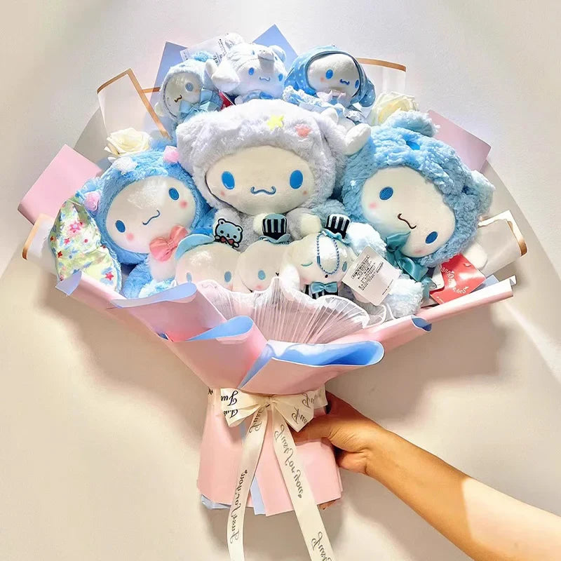 Cinnamoroll Sweet Plush Bouquet Gift Set - C - Plushies - Stuffed Animals - 4 - 2024