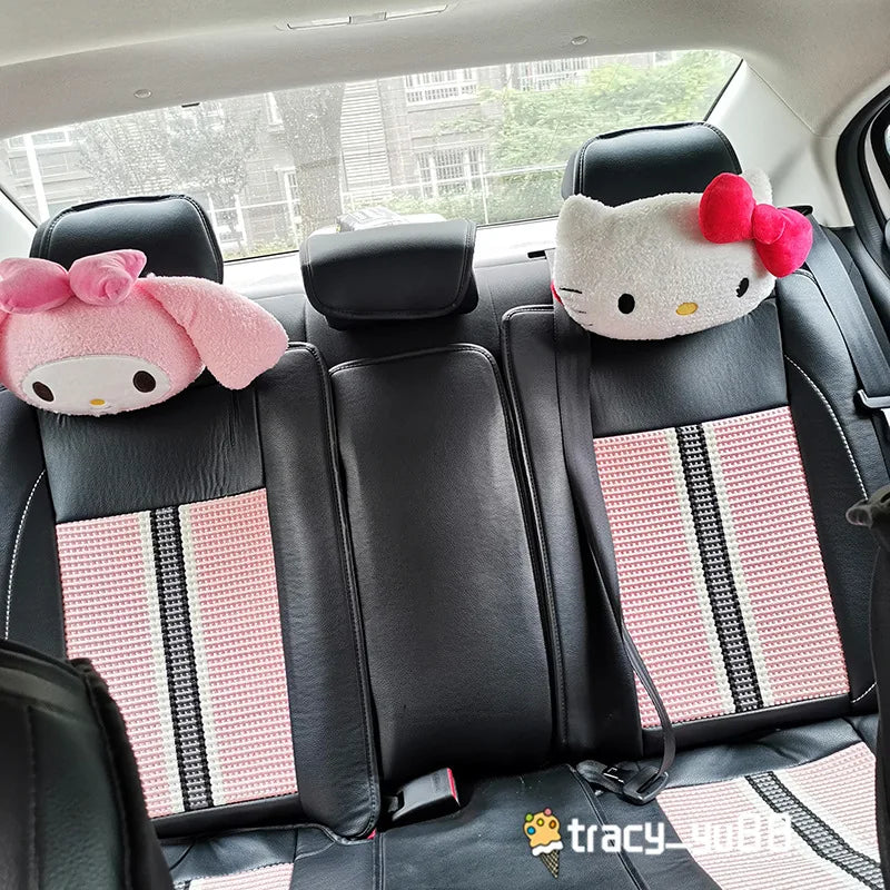 Hello Kitty & Friends Plush Car Neck Pillow - Plushies - Stuffed Animals - 16 - 2024