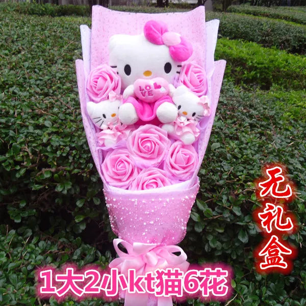 Hello Kitty Graduation Bouquet - 1 and 2kitty B - All Products - Stuffed Animals - 3 - 2024