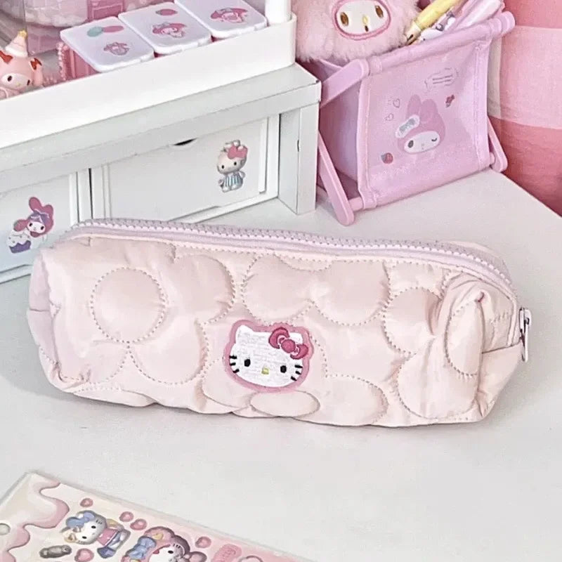 Hello Kitty Plush Storage Bag: Adorable Sanrio Makeup & Stationery Organizer - Hello Kitty 2 - Plushies - Luggage &