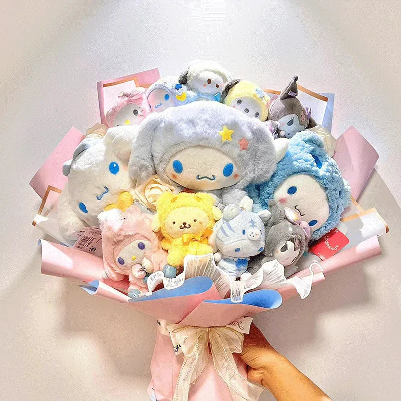 Kawaii My Melody & Cinnamoroll Plush Toy Bouquet - D - Plushies - Stuffed Animals - 16 - 2024