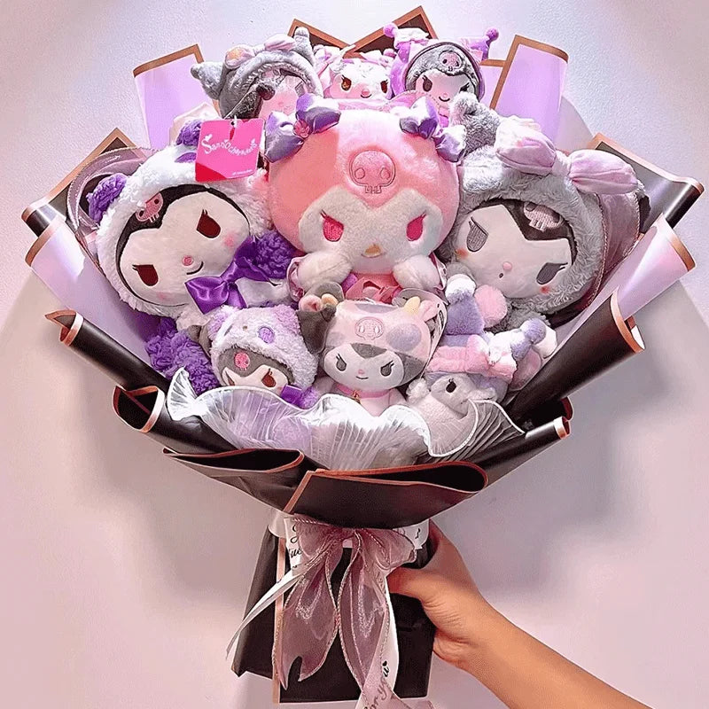 Kawaii My Melody & Cinnamoroll Plush Toy Bouquet - F - Plushies - Stuffed Animals - 18 - 2024