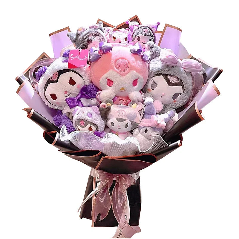 Kawaii My Melody & Cinnamoroll Plush Toy Bouquet - Plushies - Stuffed Animals - 2 - 2024