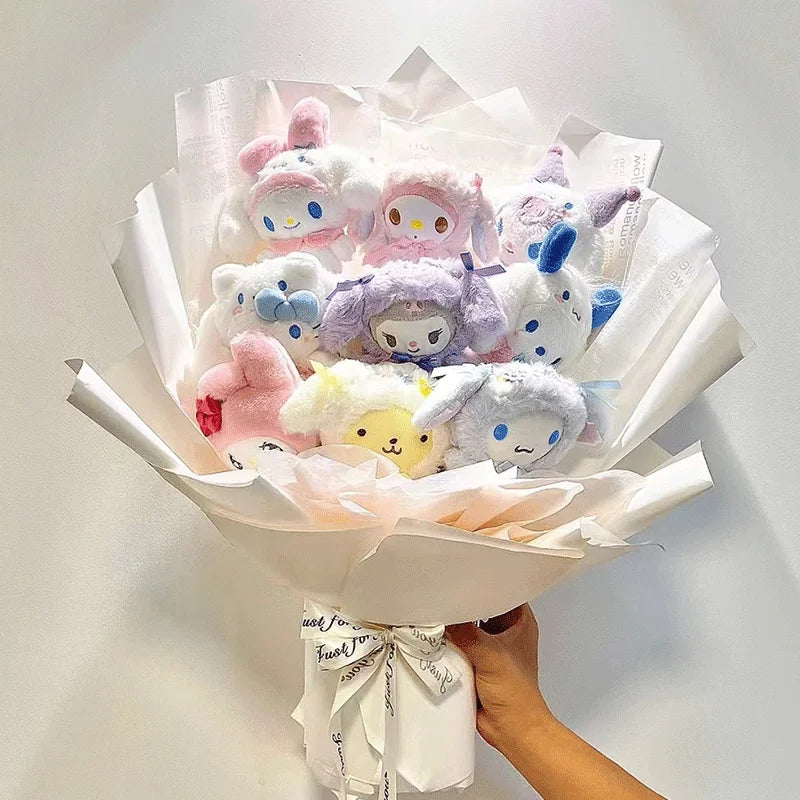 Kawaii My Melody & Cinnamoroll Plush Toy Bouquet - B - Plushies - Stuffed Animals - 6 - 2024