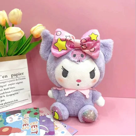 Kawaii Sanrio Plushies: Kuromi & Cinnamoroll Soft Toys - N 25CM - Plushies - Stuffed Animals - 7 - 2024