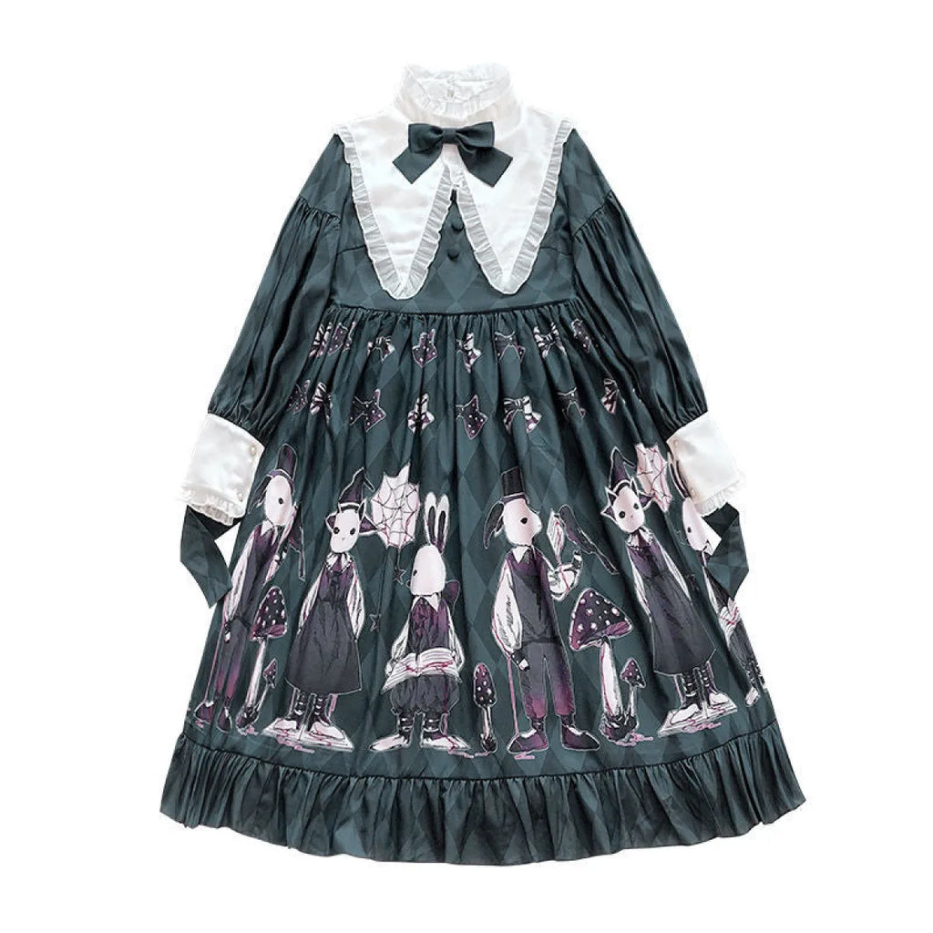 Poisonous Mushroom Gothic Lolita Dress - All Dresses - 5