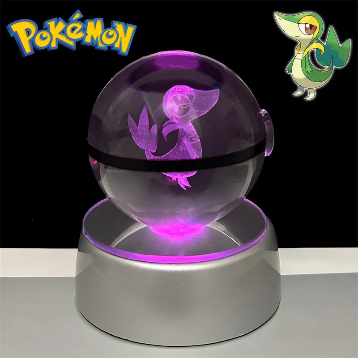 Pokemon 3D Crystal Poké Ball LED Night Light Figure - Anime - Figures - 11