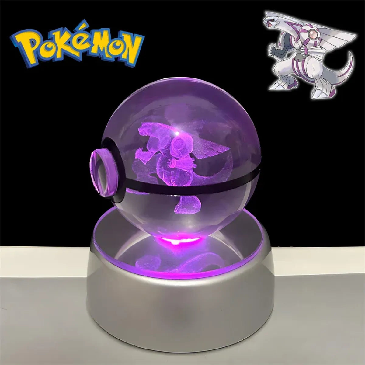 Pokemon 3D Crystal Poké Ball LED Night Light Figure - Anime - Figures - 17