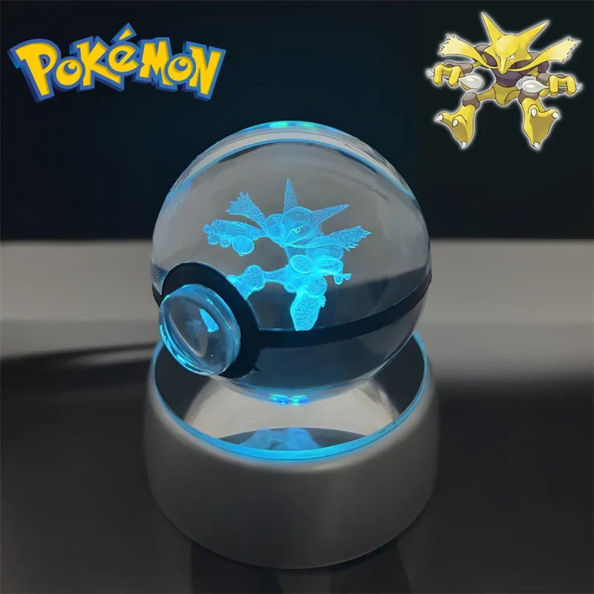 Pokemon 3D Crystal Poké Ball LED Night Light Figure - Anime - Figures - 24