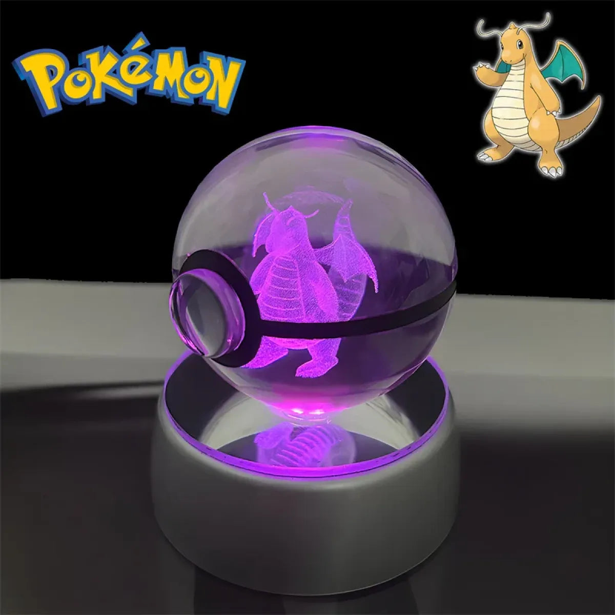 Pokemon 3D Crystal Poké Ball LED Night Light Figure - Anime - Figures - 28