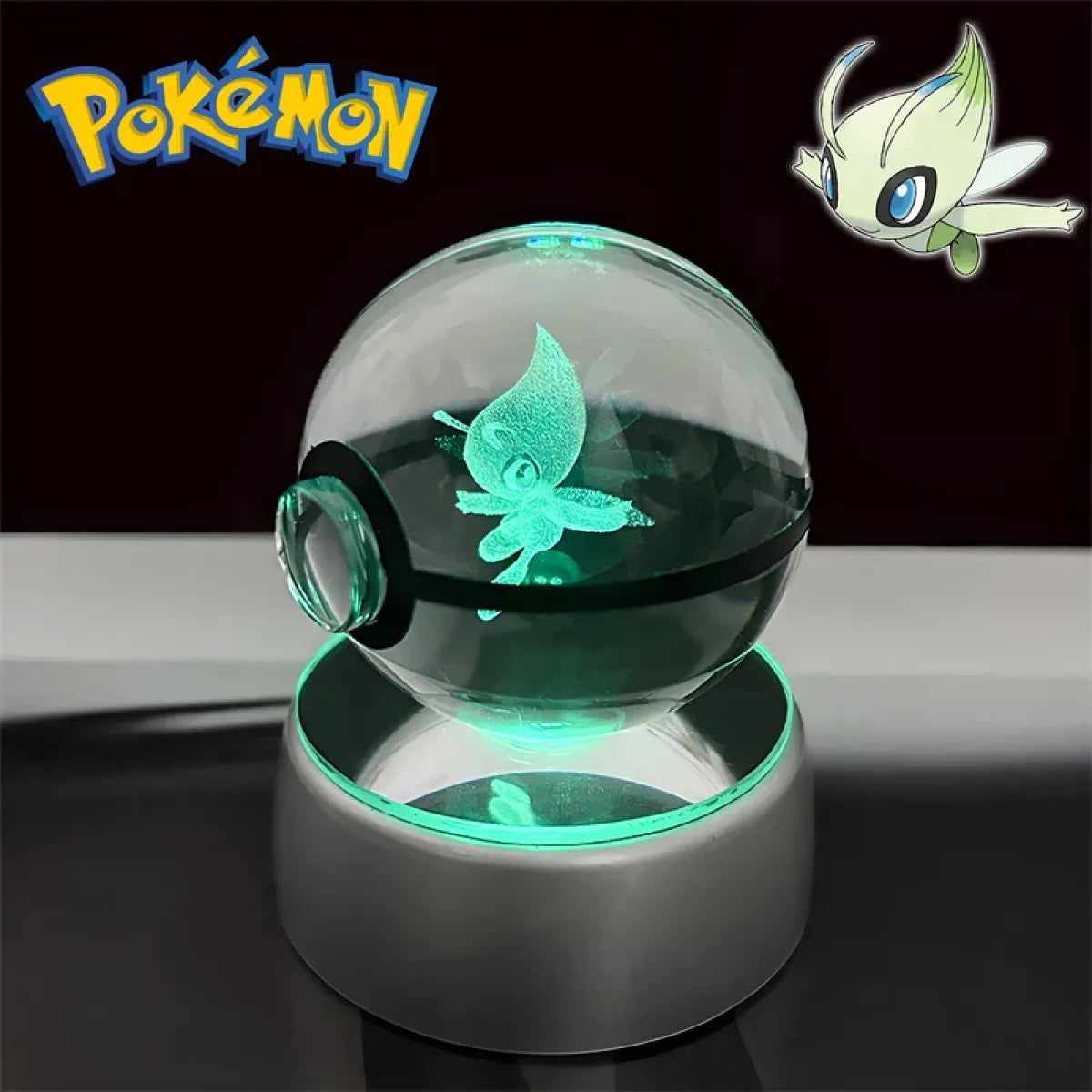 Pokemon 3D Crystal Poké Ball LED Night Light Figure - Anime - Figures - 33