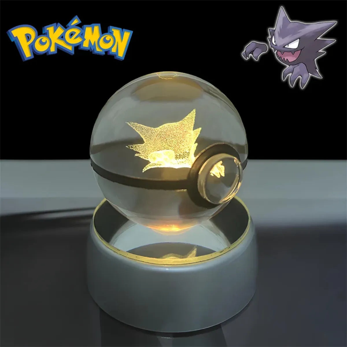 Pokemon 3D Crystal Poké Ball LED Night Light Figure - Anime - Figures - 38