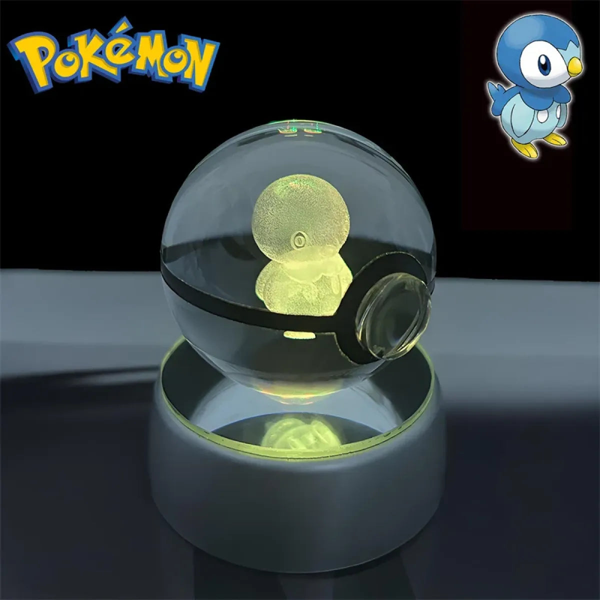 Pokemon 3D Crystal Poké Ball LED Night Light Figure - Anime - Figures - 40