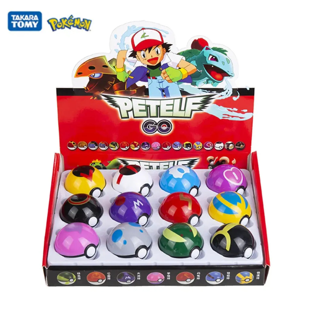 12-Piece Poké Ball & Mini Figure Capsule Set - Figurines - Figures - 8