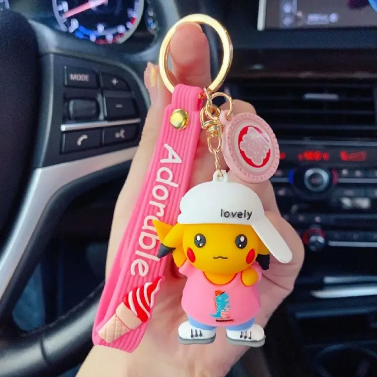 ’Pokemon Action Figure Keychain - Pikachu Charmander Snorlax Squirtle - Figurines - KeyChain - 18