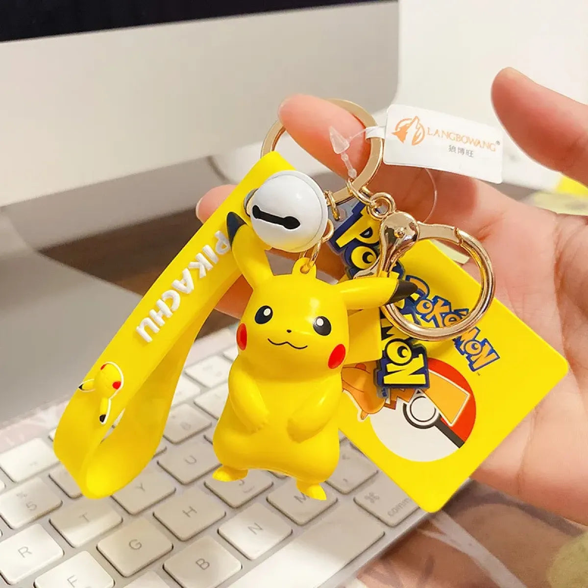 ’Pokemon Action Figure Keychain - Pikachu Charmander Snorlax Squirtle - Figurines - KeyChain - 4