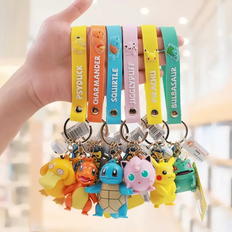 ’Pokemon Action Figure Keychain - Pikachu Charmander Snorlax Squirtle - Figurines - Keychains - 1 - 2024