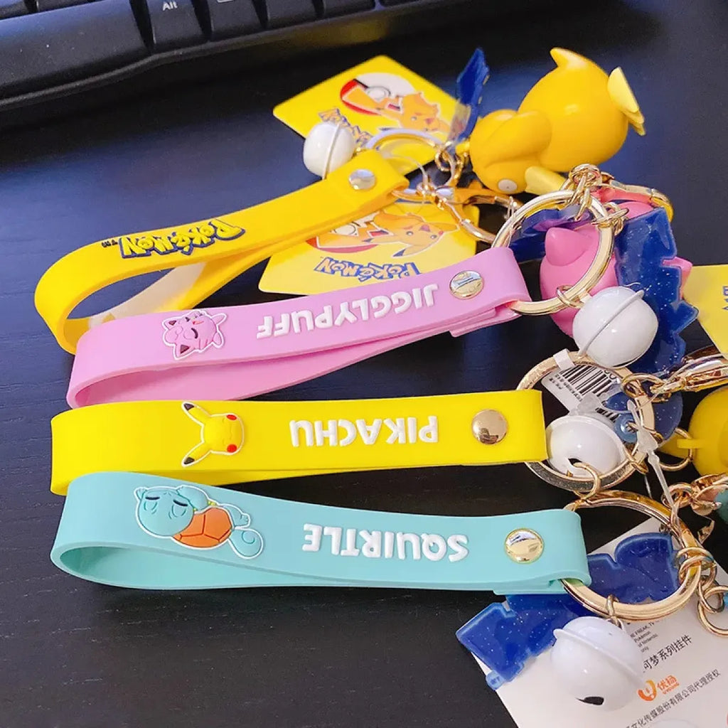 ’Pokemon Action Figure Keychain - Pikachu Charmander Snorlax Squirtle - Figurines - KeyChain - 6