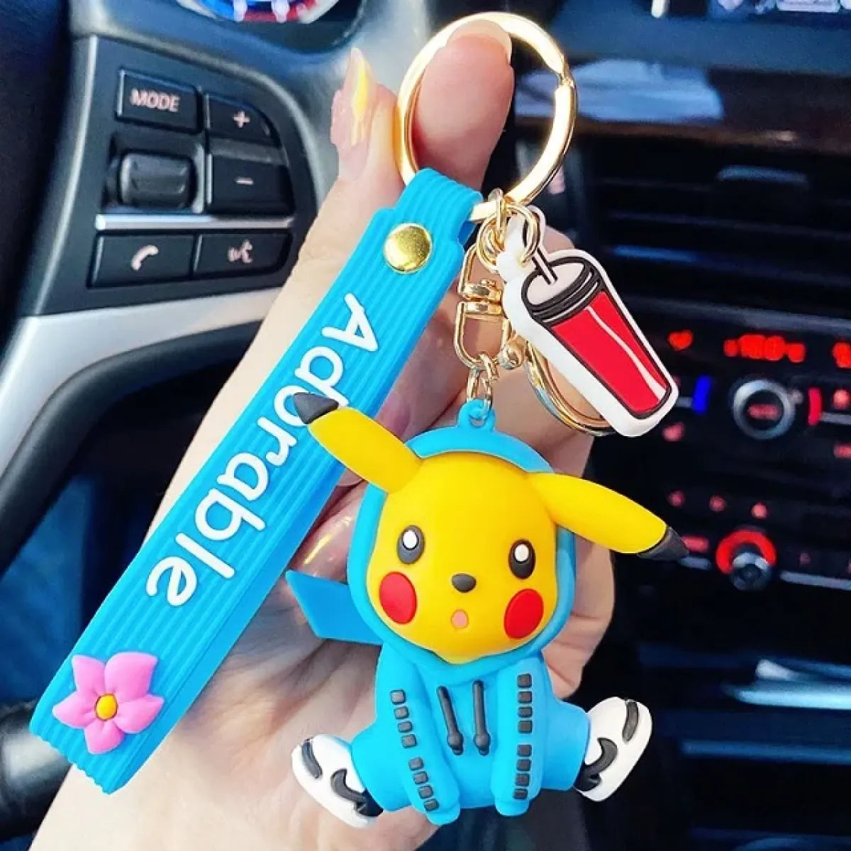 ’Pokemon Action Figure Keychain - Pikachu Charmander Snorlax Squirtle - Figurines - KeyChain - 15