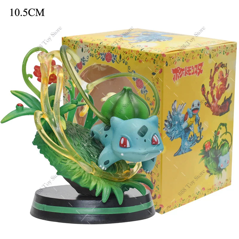 Pokemon Charizard Squirtle Bulbasaur Vulpix Figures - Anime - Action & Toy Figures - 2024 - 16 Bulbasaur with box