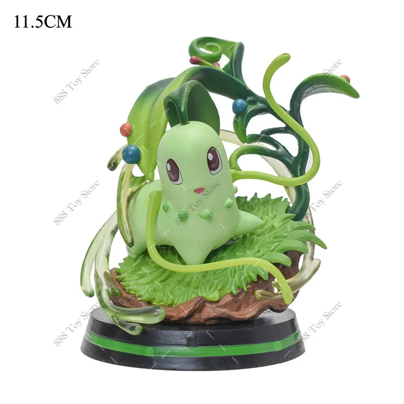 Pokemon Charizard Squirtle Bulbasaur Vulpix Figures - Anime - Action & Toy Figures - 2024 - 19 Chikorita no box