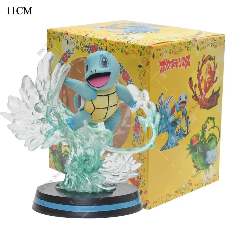 Pokemon Charizard Squirtle Bulbasaur Vulpix Figures - Anime - Action & Toy Figures - 2024 - 22 Squirtle with box